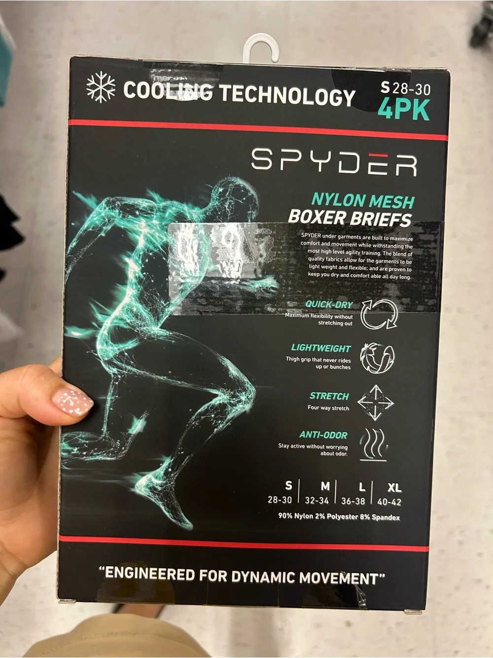 Spyder breathable nylon